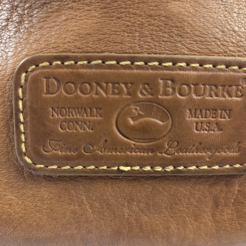 Vintage RARE Dooney & Bourke Florentine Leather Tote Bucket Bag Satchel - Picture 9 of 12